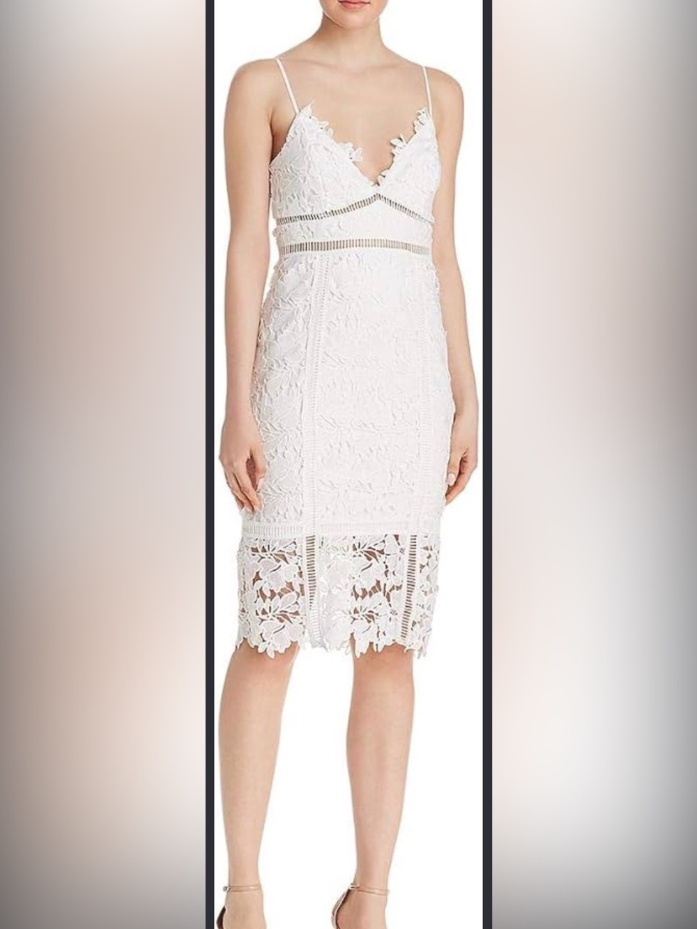 Bardot Botanical Lace Dress